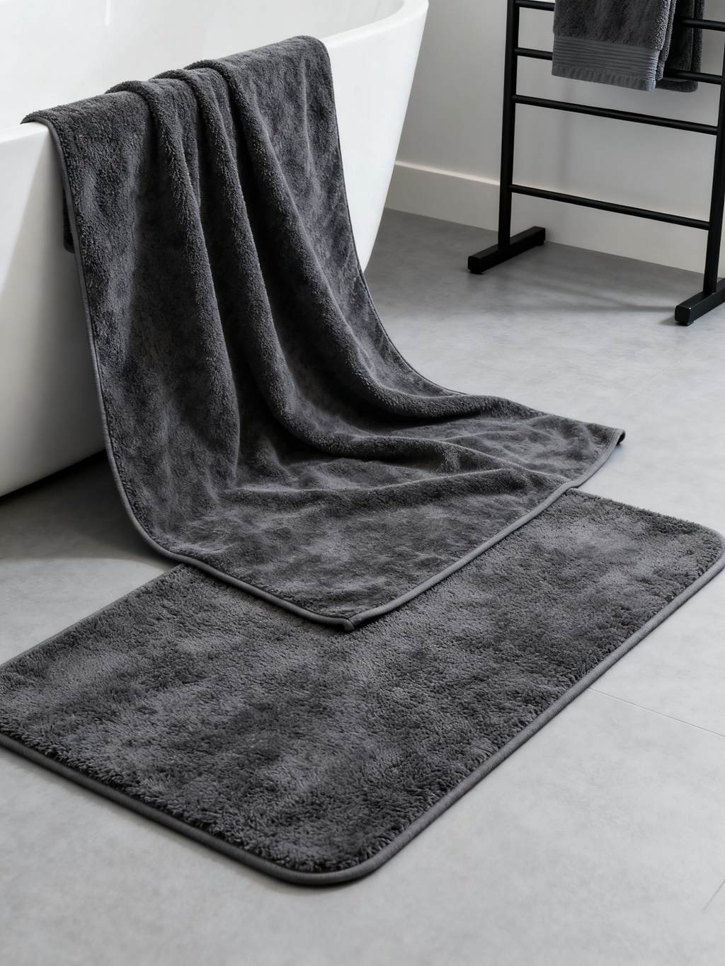 Classic Turkish Cotton Tub Mat (Dusk)