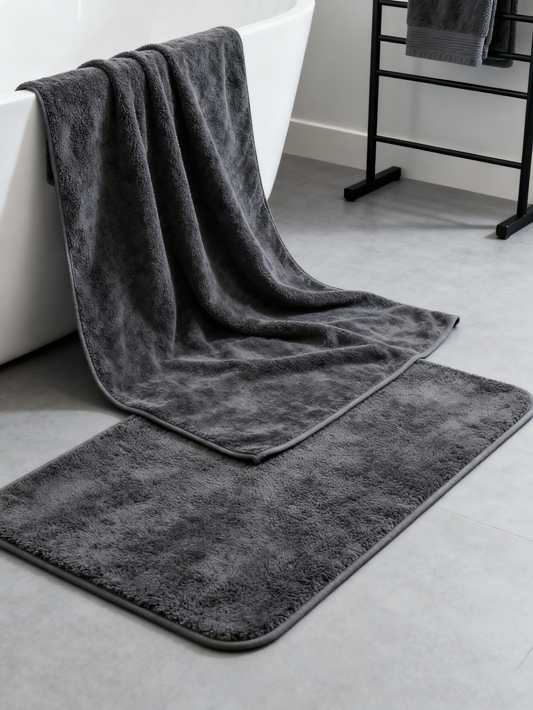 Classic Turkish Cotton Tub Mat (Dusk)