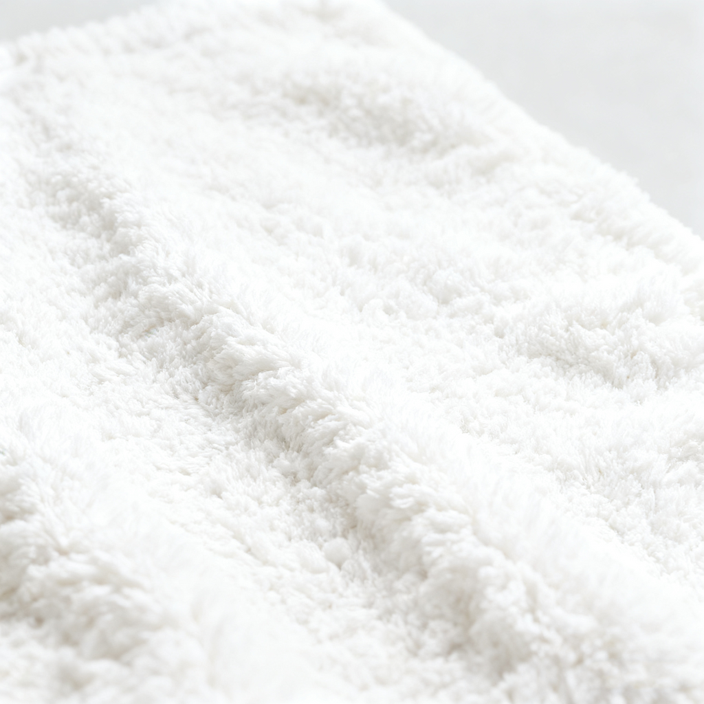 Organic Plush Tub Mat (White)