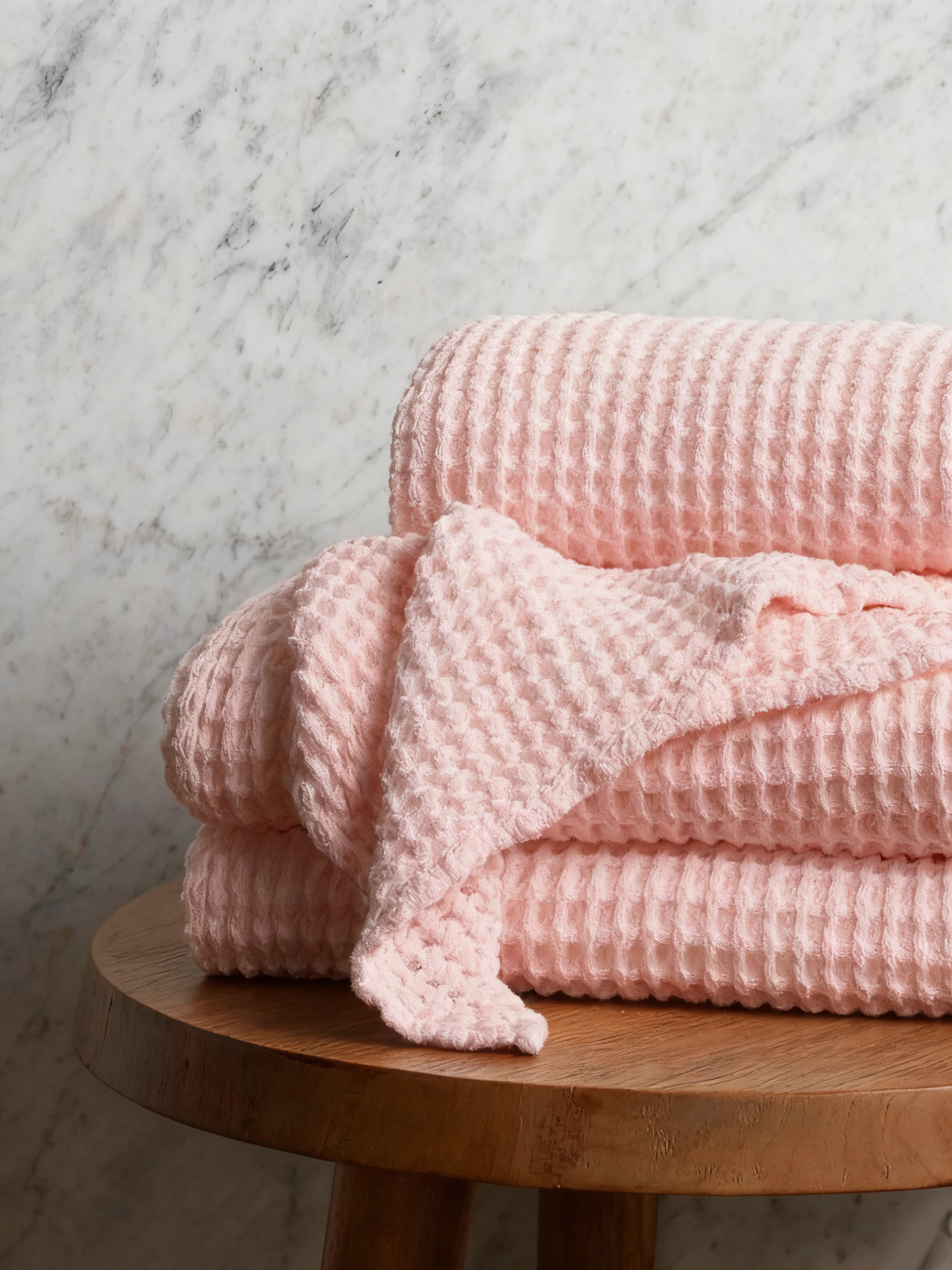Waffle Honeycomb Towels