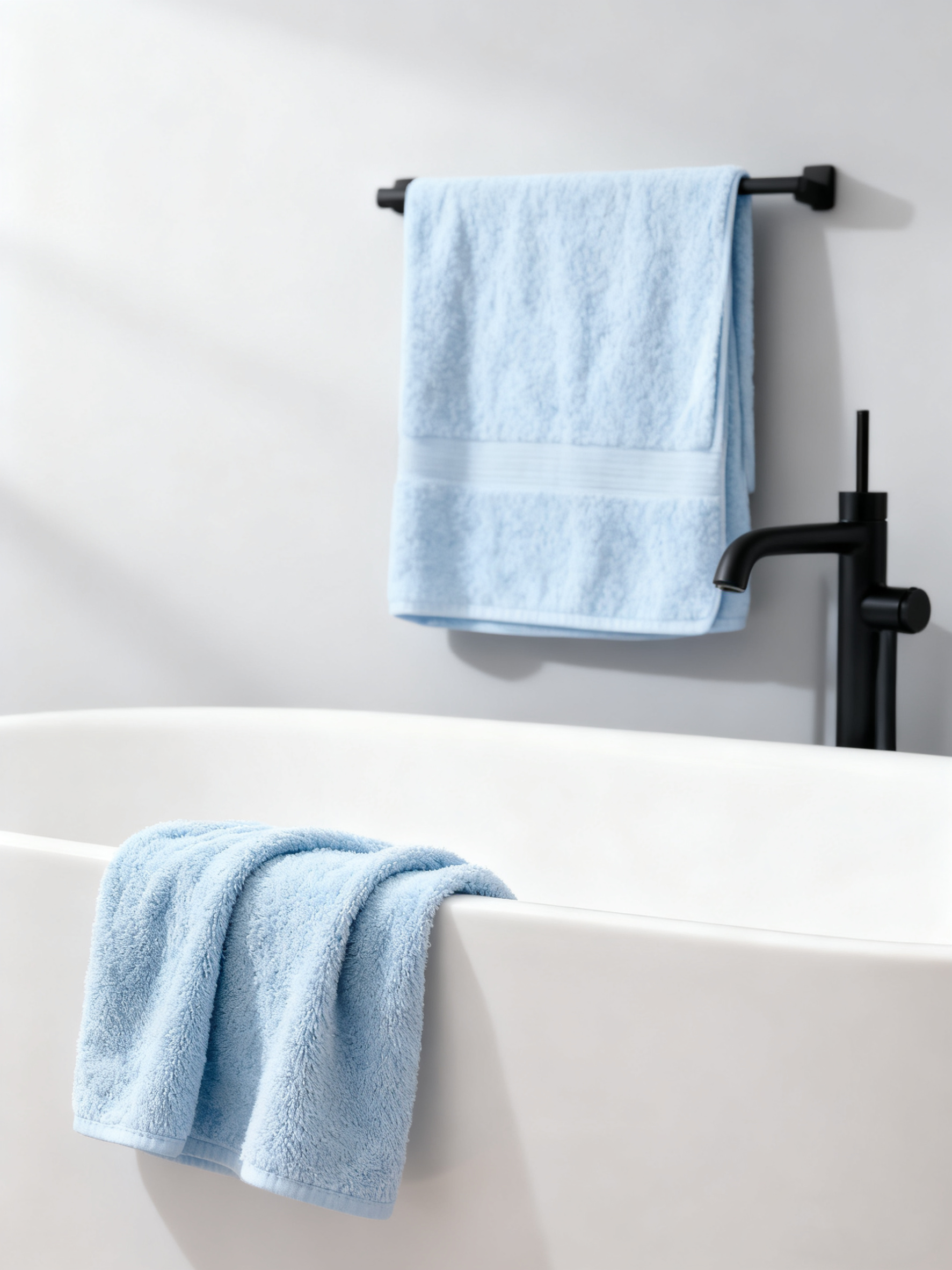 Organic Baby Washcloth (Sky)