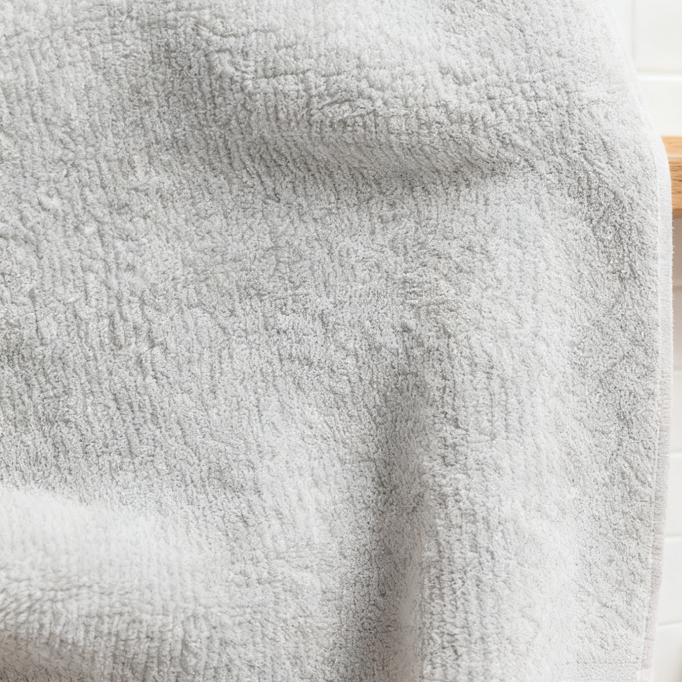 Organic Hooded Baby Towel (Sky)