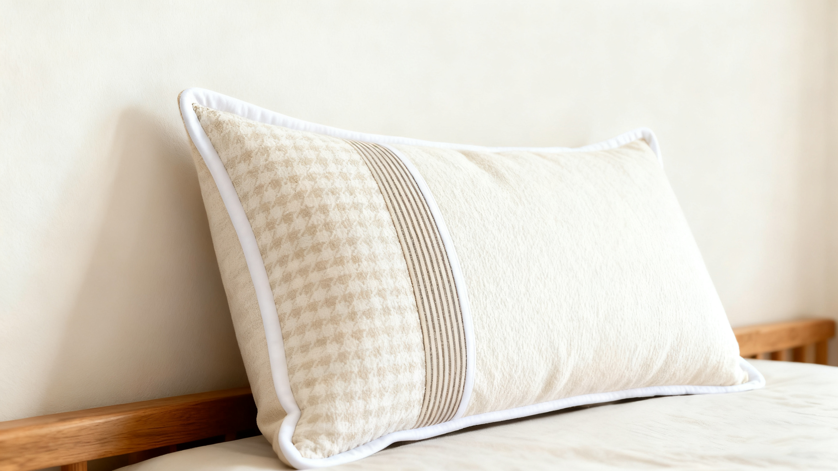Desert Lumbar Pillow Cover (Natural)
