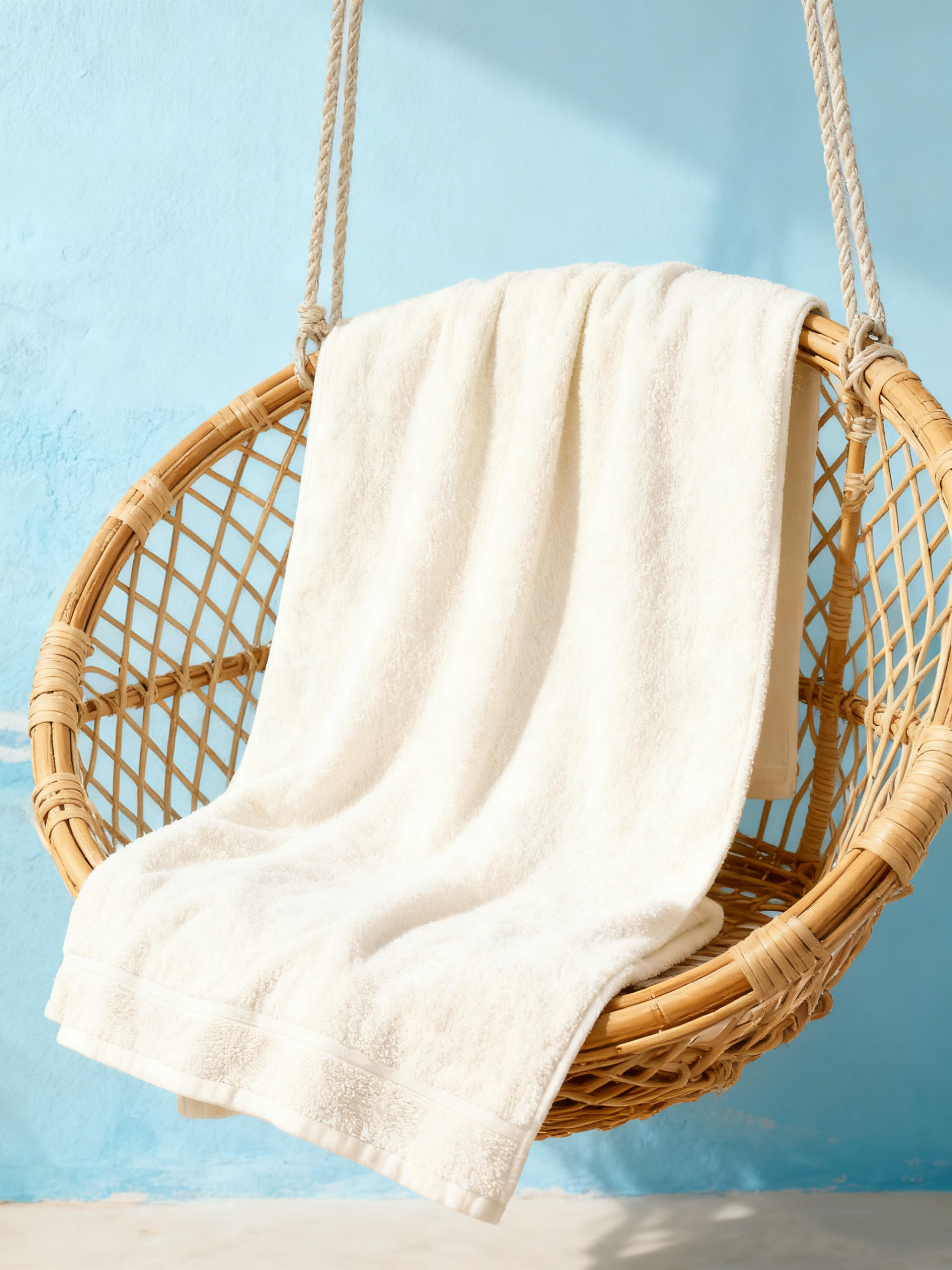 Soft Rib Towels (Off White)