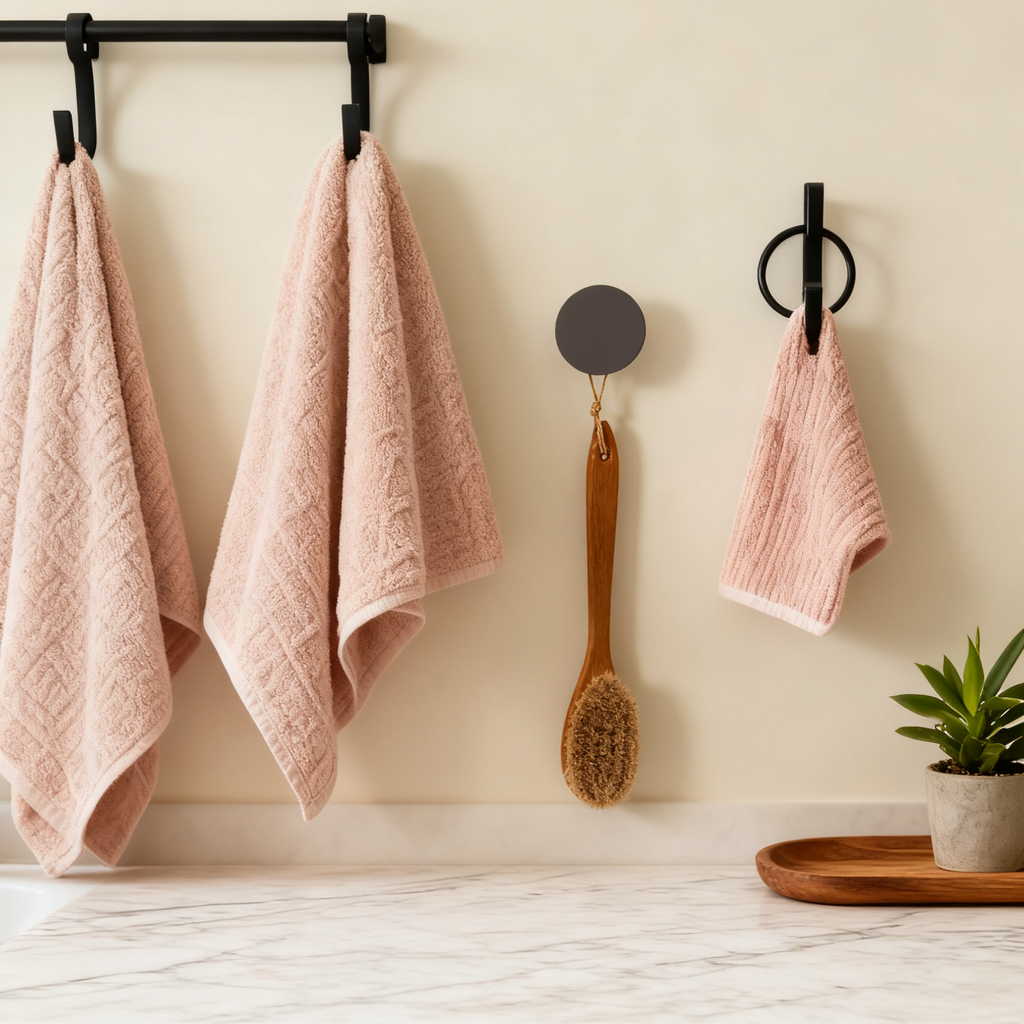Waffle Towels (Light Pink)