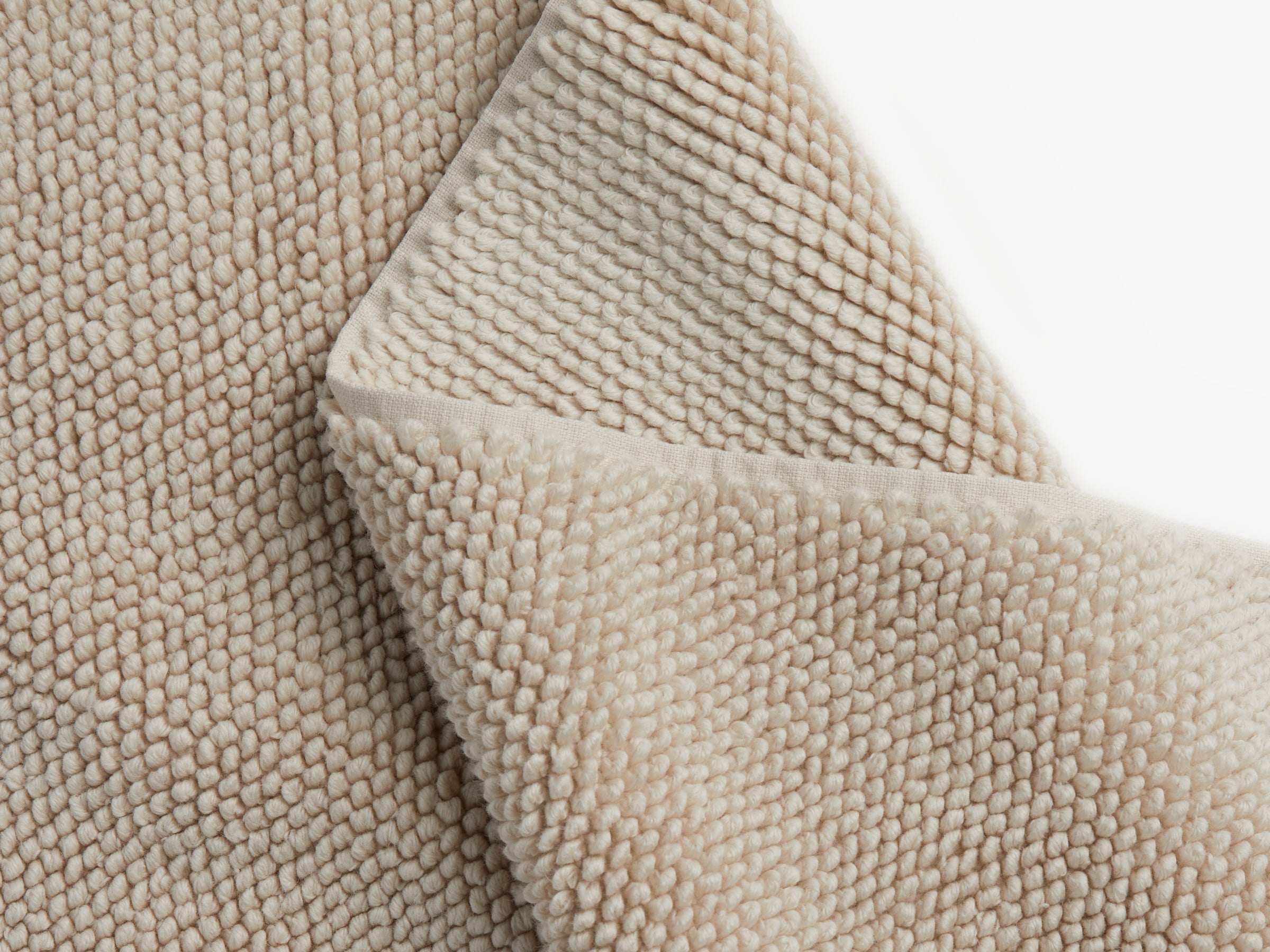 Looped Bath Rug (Bone)