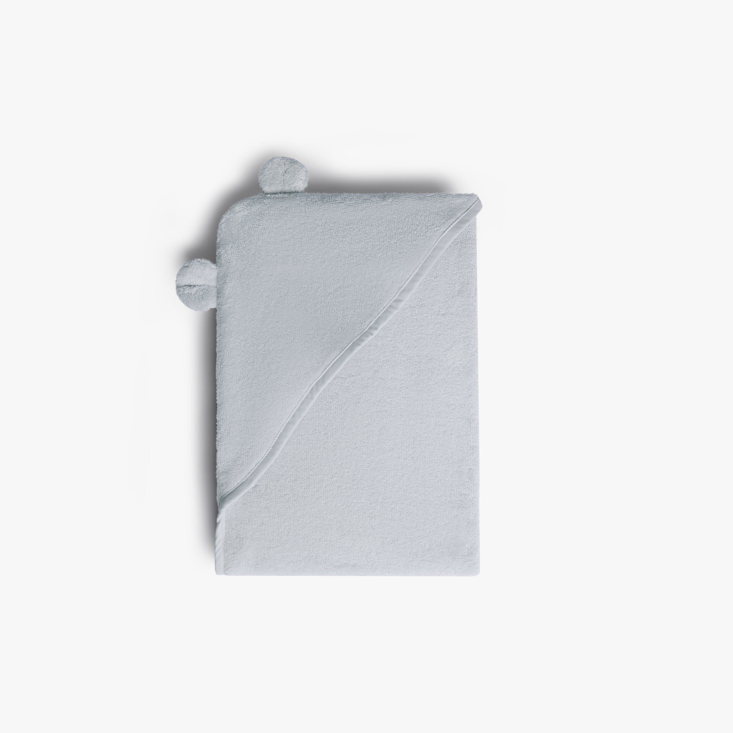 Organic Hooded Baby Towel with Ears (Sky)