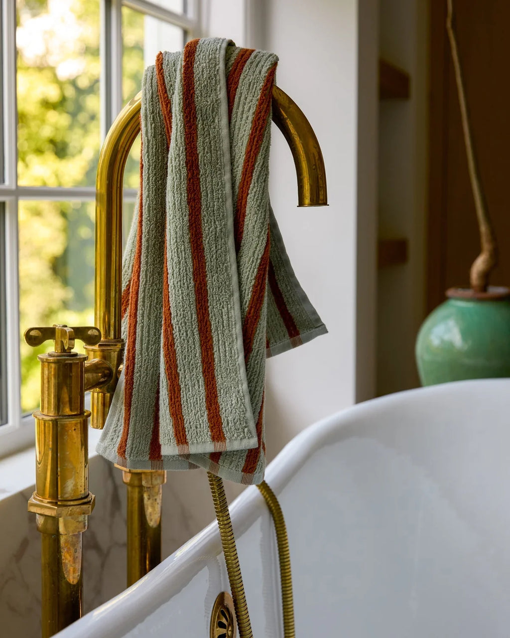 Organic Soft Resort Stripe Towels