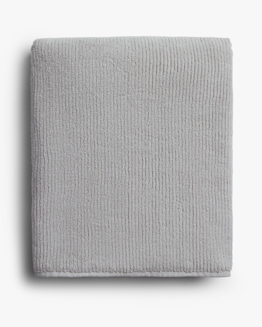 Soft Rib Towels (Light Grey)