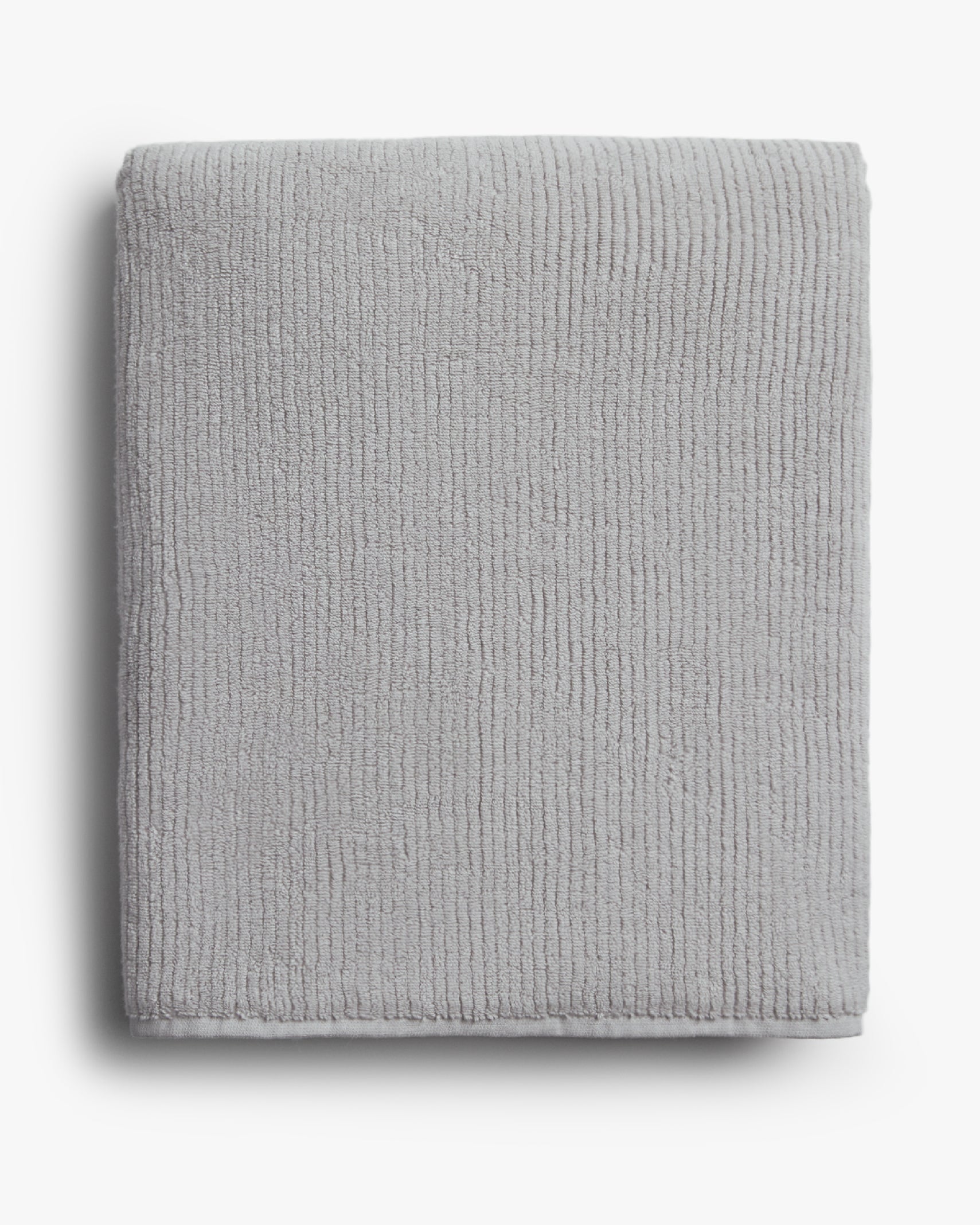 Soft Rib Towels (Light Grey)