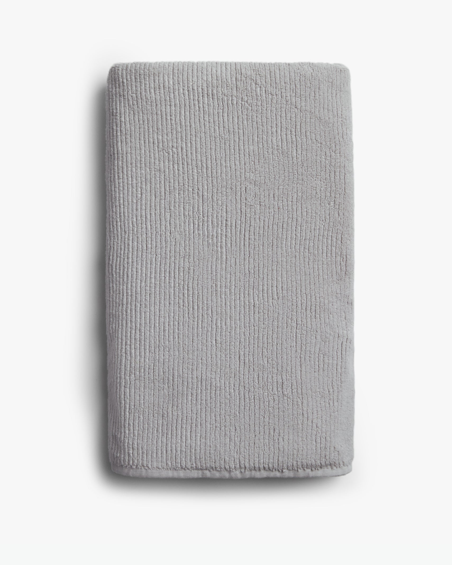 Soft Rib Towels (Light Grey)