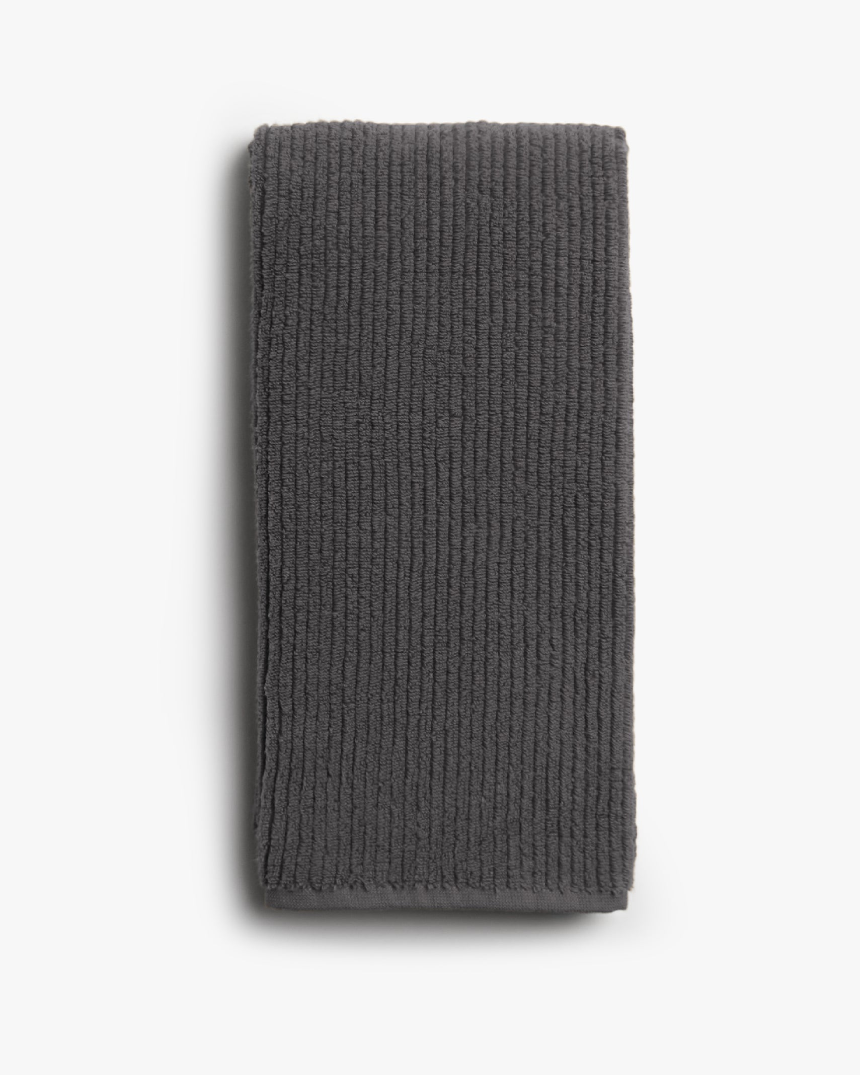 Soft Rib Towels (Dark Grey)