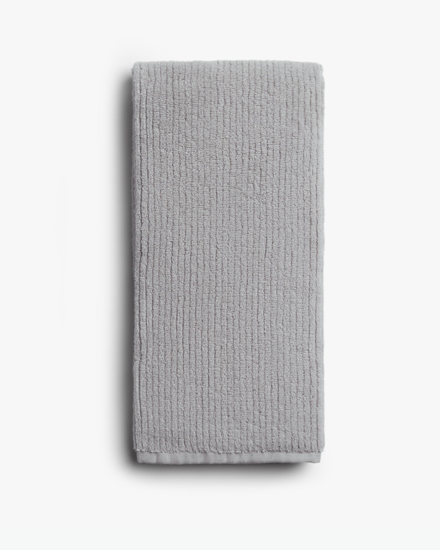Soft Rib Towels (Light Grey)
