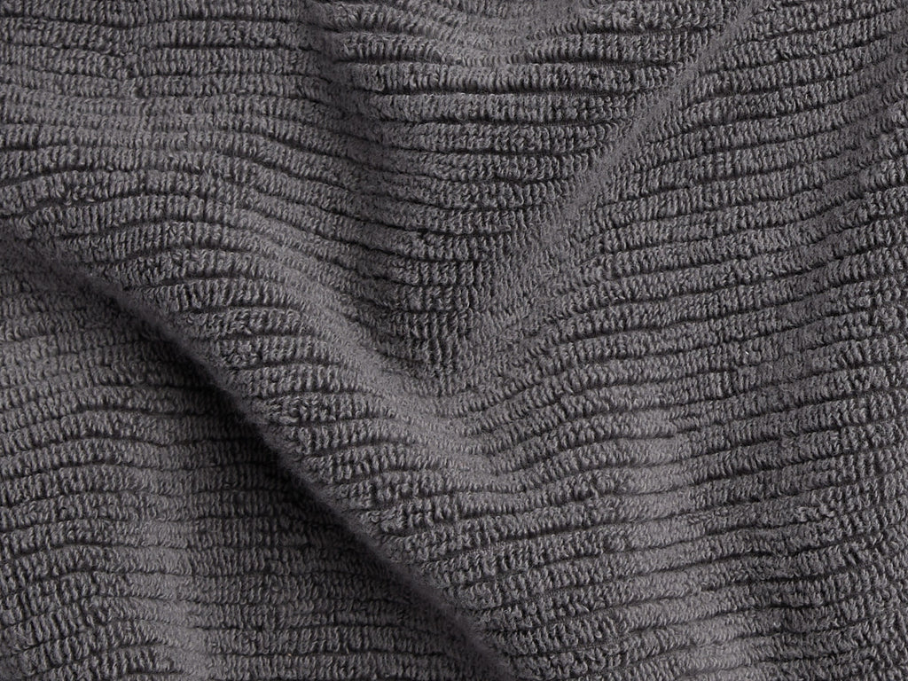 Soft Rib Towels (Dark Grey)
