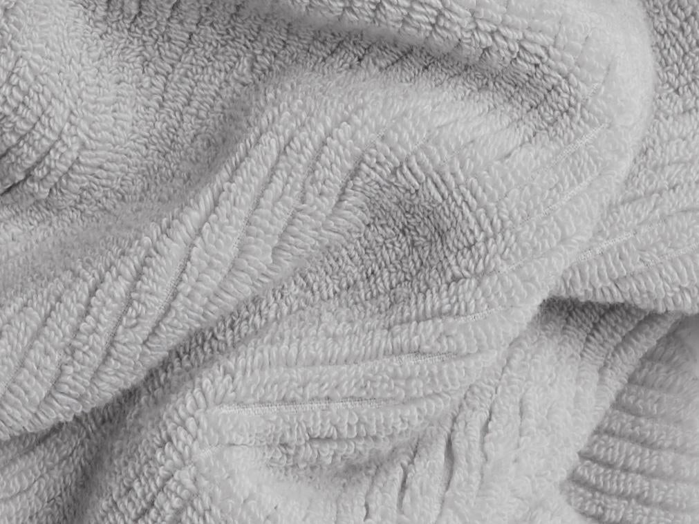 Soft Rib Towels (Light Grey)