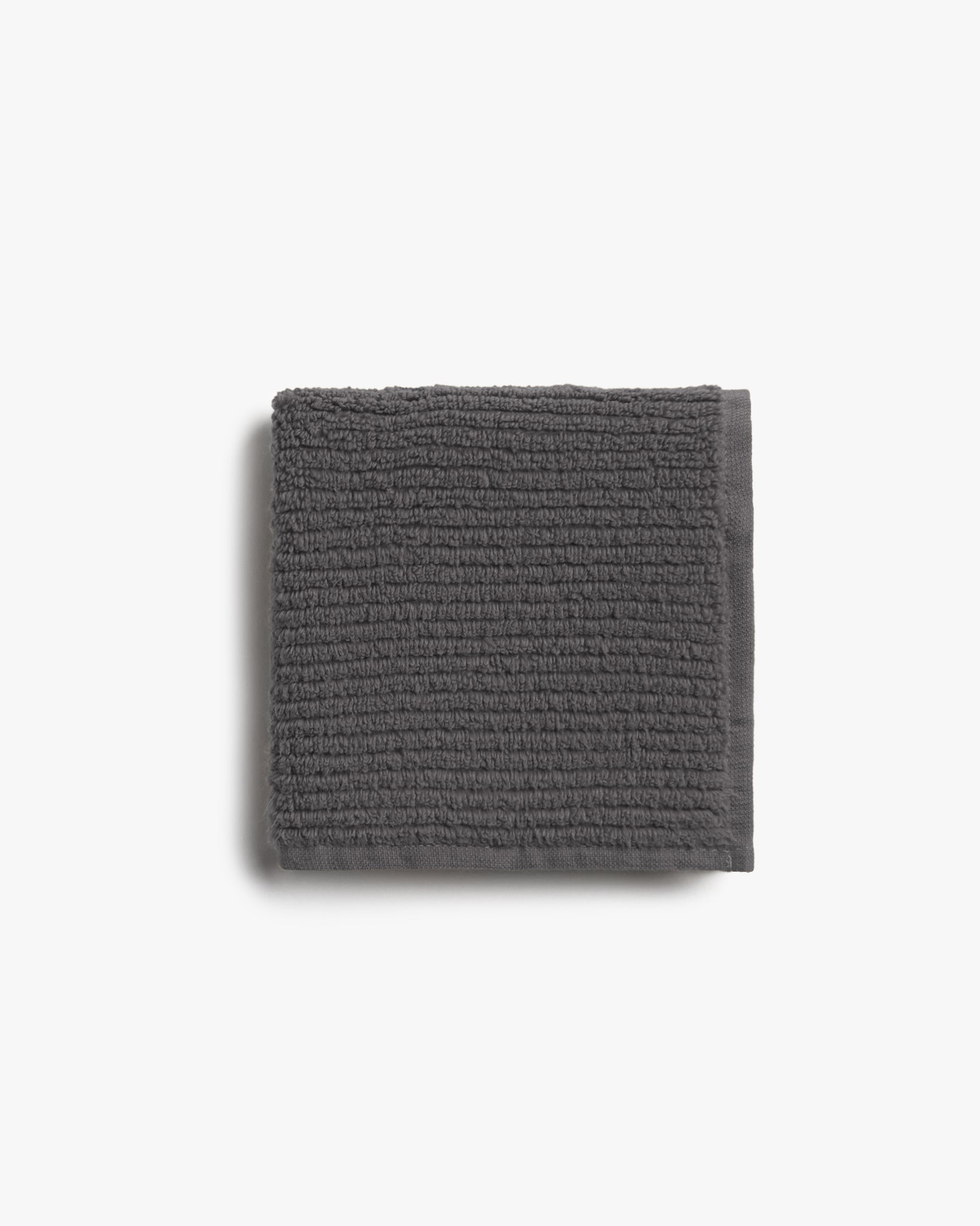 Soft Rib Towels (Dark Grey)