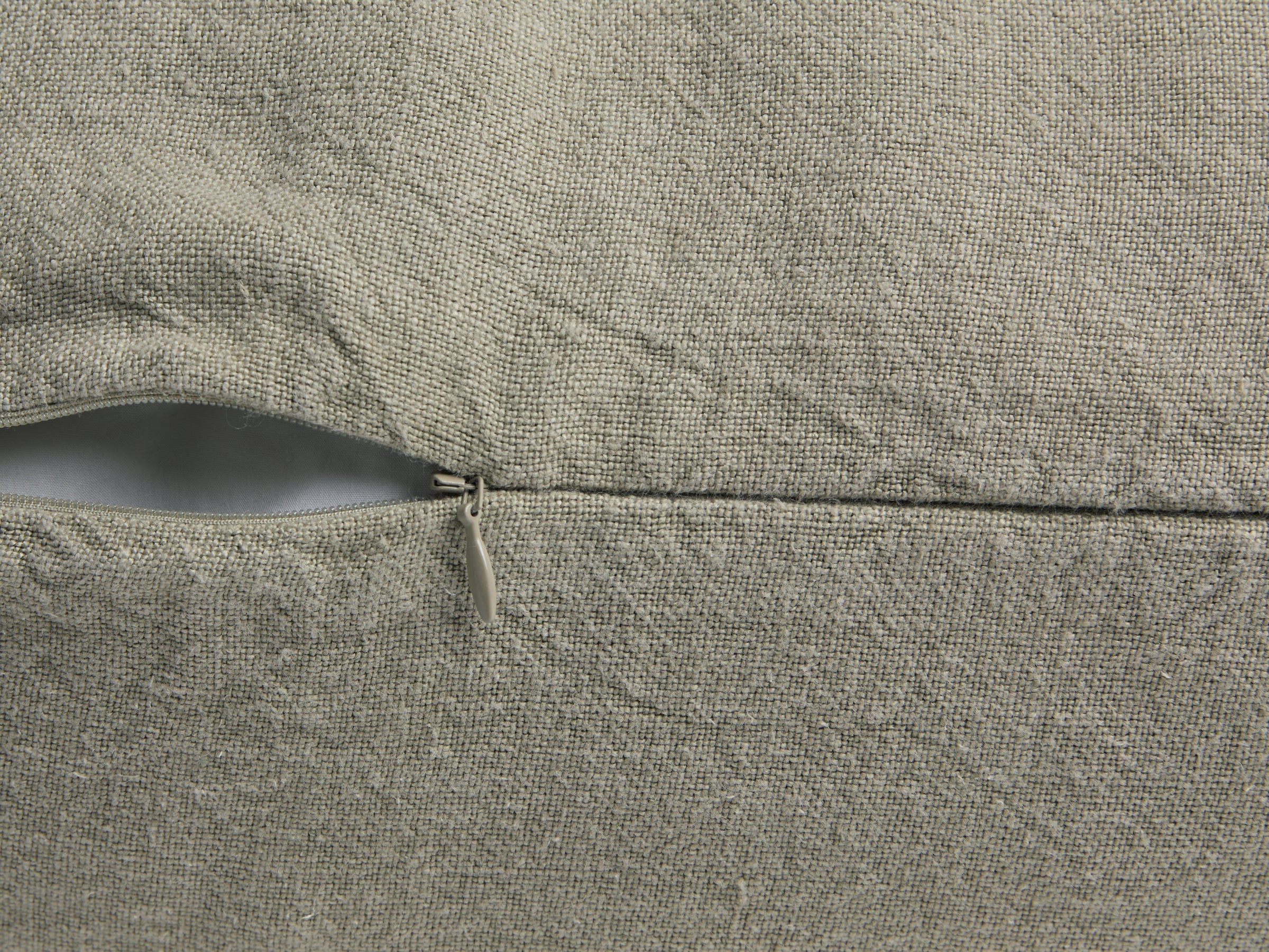 Nature Vintage Linen Body Pillow Cover (Moss)