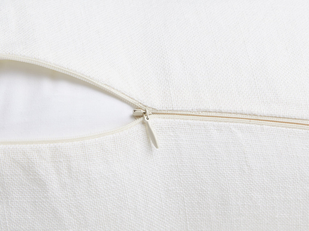 Vintage Linen Body Pillow Cover (Antique White)