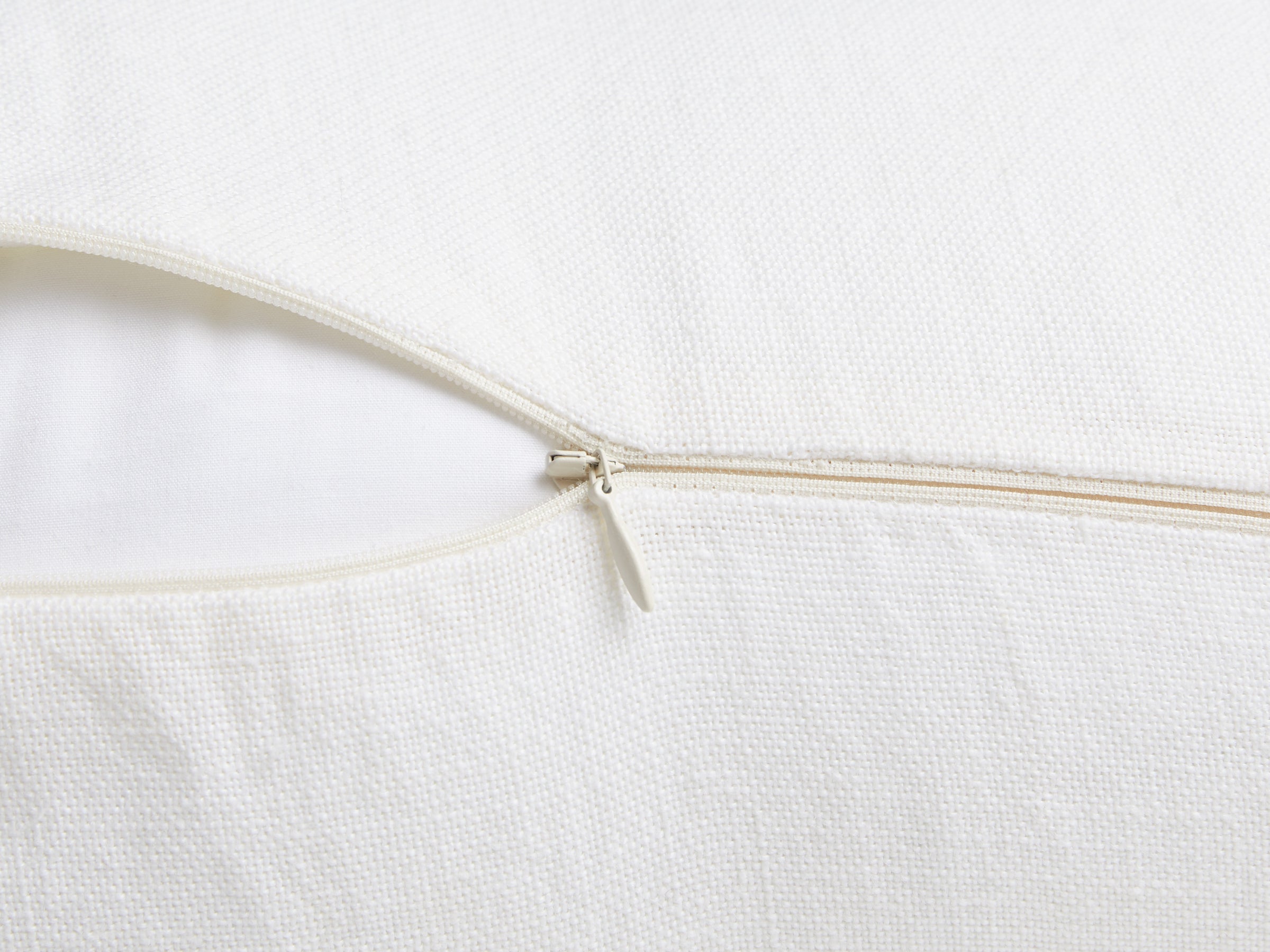 Vintage Linen Body Pillow Cover (Antique White)